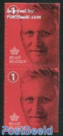Belgium 2015 Definitive King Philip Red 2v S-a, Mint NH, History - Kings & Queens (Royalty) - Unused Stamps