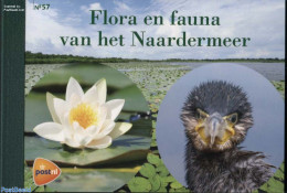 Netherlands 2015 Naardermeer Prestige Booklet, Mint NH, Nature - Birds - Flowers & Plants - Snakes - Stamp Booklets - Unused Stamps