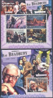 Burundi 2012 Ray Bradbury 2 S/s,, Mint NH, Performance Art - Film - Marilyn Monroe - Movie Stars - Art - Tattoos - Kino