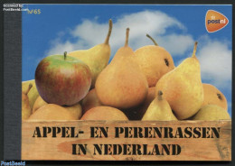 Netherlands 2016 Apples & Pears, Prestige Booklet, Mint NH, Nature - Fruit - Stamp Booklets - Neufs