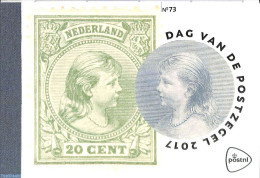 Netherlands 2017 Stamp Day, Prestige Booklet, Mint NH, Stamp Booklets - Stamp Day - Stamps On Stamps - Ungebraucht