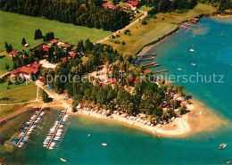 72902953 Prien Chiemsee Panorama Camping Harras Fliegeraufnahme Prien - Altri & Non Classificati