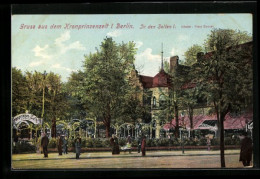 AK Berlin-Tiergarten, Gasthaus Kronprinzenzelt I / In Den Zelten I, Strassenansicht  - Dierentuin