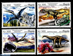 Angola 2018 Preh. Animals 4v, Mint NH, Nature - Prehistoric Animals - Prehistorisch