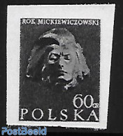 Poland 1955 Blackprint Imperforated., Mint NH, Art - Authors - Ongebruikt