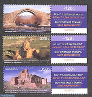 Armenia 2020 Save Historical Monuments 3v+tabs, Mint NH, Religion - Churches, Temples, Mosques, Synagogues - Art - Bri.. - Kirchen U. Kathedralen