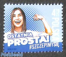 Poland 2021 Vaccination 1v, Mint NH, Health - Health - Neufs