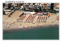 72902798 Giardini Naxos Fliegeraufnahme Strand Messina Sicilia - Sonstige & Ohne Zuordnung