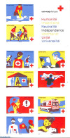 France 2023 Red Cross Foil Booklet, Mint NH, Health - Transport - Red Cross - Stamp Booklets - Automobiles - Ongebruikt