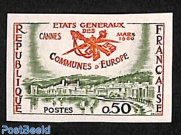 France 1960 European Communities Congress 1v, Imperforated, Mint NH, History - Europa Hang-on Issues - Nuevos
