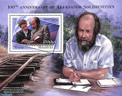 Maldives 2018 Aleksandr Solzhenitsyn S/s, Mint NH, Art - Authors - Schriftsteller