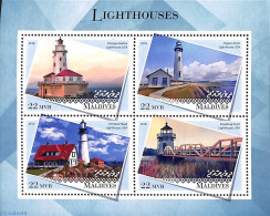 Maldives 2018 Lighthouses 4v M/s, Mint NH, Various - Lighthouses & Safety At Sea - Faros