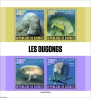 Djibouti 2023 Dugongs, Mint NH, Nature - Sea Mammals - Yibuti (1977-...)