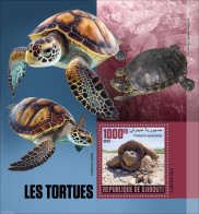 Djibouti 2023 Turtles, Mint NH, Nature - Turtles - Dschibuti (1977-...)
