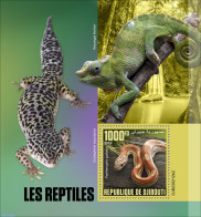 Djibouti 2023 Reptiles, Mint NH, Nature - Reptiles - Snakes - Dschibuti (1977-...)