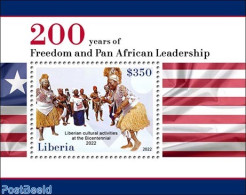 Liberia 2023 Freedom And Pan African Leadership, Mint NH, History - Performance Art - Native People - Dance & Ballet - Danza