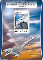 Djibouti 2016 Concorde, Mint NH, Transport - Concorde - Aircraft & Aviation - Concorde