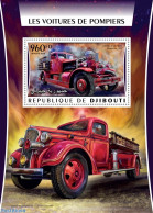 Djibouti 2016 Fire Engines, Mint NH, Transport - Automobiles - Fire Fighters & Prevention - Coches