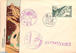 Taiwan 1960 Cover With Highway Stamp, Postal History, Transport - Various - Automobiles - Ships And Boats - Lighthouse.. - Auto's