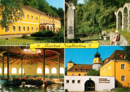 72901671 Neydharting Moorbad Hallenbad Gedenkstein Ruinen Neydharting - Sonstige & Ohne Zuordnung