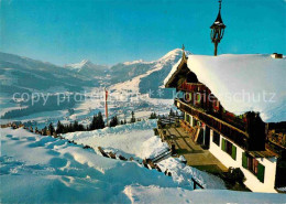 72901633 Kirchberg Tirol Winterpanorama Alpen Blick Vom Filzerhof Gegen Rettenst - Altri & Non Classificati