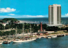 72901527 Travemuende Ostseebad Maritim Hotel Dreimaster Segelschiff Fliegeraufna - Lübeck