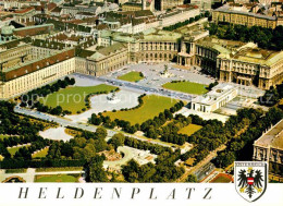 72901494 Wien Heldenplatz Neue Hofburg Fliegeraufnahme  - Altri & Non Classificati