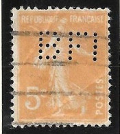 1 04	10	08	N°	158	Perforé	-	BFI 103	-	BANQUE FRANCE & ITALIE  Pour AMERIQUE Du SUD - Used Stamps