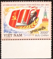 Vietnam Viet Nam MNH Specimen STAMP 2017 : 100th Anniversary Of Russian October Revolution / Lenin (Ms1083) - Viêt-Nam