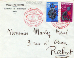 Maroc Al Maghrib 0506/07 Fdc Croissant-Rouge, Croix-Rouge, Red Lion And Sun Society Iran - Rotes Kreuz