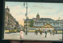 FRANKFURT LES TRAMS            ( MES PHOTOS NE SONT PAS JAUNES ) - Sonstige & Ohne Zuordnung