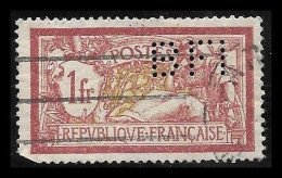 1 04	10	11	N°	121	Perforé	-	BFI 103	-	BANQUE FRANCE & ITALIE  Pour AMERIQUE Du SUD - Gebruikt