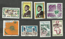 République CENTRAFRICAINE N°20, 22, 23, 27 à 30, 41 Cote 4.35€ - Central African Republic