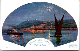 74 EVIAN LES BAINS - Un Clair De Lune Sur La Ville  - Evian-les-Bains