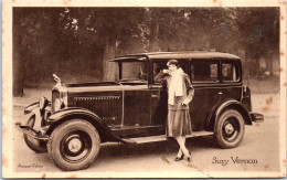 AUTOMOBILE - Suzy Vernon Devant Une Peugeot 12 Six  - Autres & Non Classés