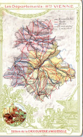 87 Carte Du Departement Haute Vienne (aiguebelle) - Andere & Zonder Classificatie