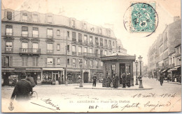 92 ASNIERES SUR SEINE - Vue De La Place De La Station. - Asnieres Sur Seine