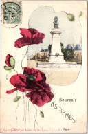 92 ASNIERES SUR SEINE - Souvenir D'asnieres (coquelicots) - Asnieres Sur Seine