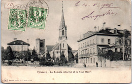 SUISSE - Fribourg - Le Temple Reforme Et Tour Henri  - Altri & Non Classificati
