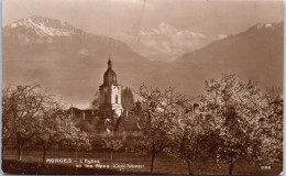 SUISSE - MORGES - L'eglise Et Les Alpes  - Otros & Sin Clasificación