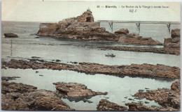 64 BIARRITZ - Le Rocher De La Vierge A Maree Basse - Biarritz