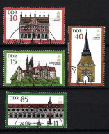 DDR Komplettsatz Mi-Nr. 2869 - 2872 Generalversammlung ICOMOS Gestempelt - Siehe Bild - Used Stamps