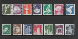 ALLEMAGNE-BERLIN 1975/76 COURANTS  YVERT N°458/471 NEUF MNH** - Unused Stamps