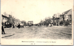 78 MAISONS LAFFITTE - L'avenue Longueil Et Le Marche  - Maisons-Laffitte