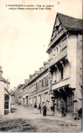 22 PONTRIEUX - Rue Du Quai Et Antique Maison  - Pontrieux