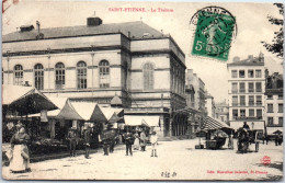 42 SAINT ETIENNE - La Place Et Le Theatre. - Saint Etienne