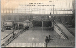 75013 PARIS - Interieur De La Gare D'austerlitz Lors De La Crue De 1910 - Distrito: 13