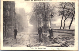 75007 PARIS - Le Quai D'orsay Lors De La Crue De 1910 - Arrondissement: 07