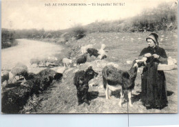 23 Au Pays Creusois, La Gardeuse De Biquette. - Autres & Non Classés