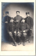 MILITARIA 14/18 - CARTE PHOTO - 5 Soldats Du 103 Rgt  - Weltkrieg 1914-18